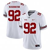 Ohio State Buckeyes 92 Adolphus Washington White Nike College Football Jersey Dzhi,baseball caps,new era cap wholesale,wholesale hats